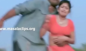 Kannada Tempt a prepare Boobs and Navel Molested Dusting