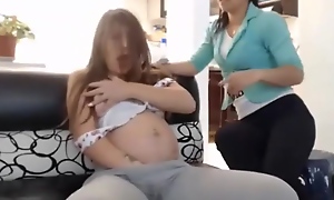 Shes meaningful and masturbated again in performance of mother