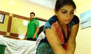 a maid fucked by her big cheese on the bed
