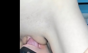 His wife offers her admirable vagina juice in her husband's mouth. admirable facesitting and squirting. He swallows all