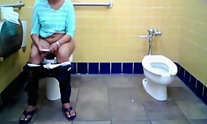 Desi Nri Aunty Call into disrepute Pissing In Toilet